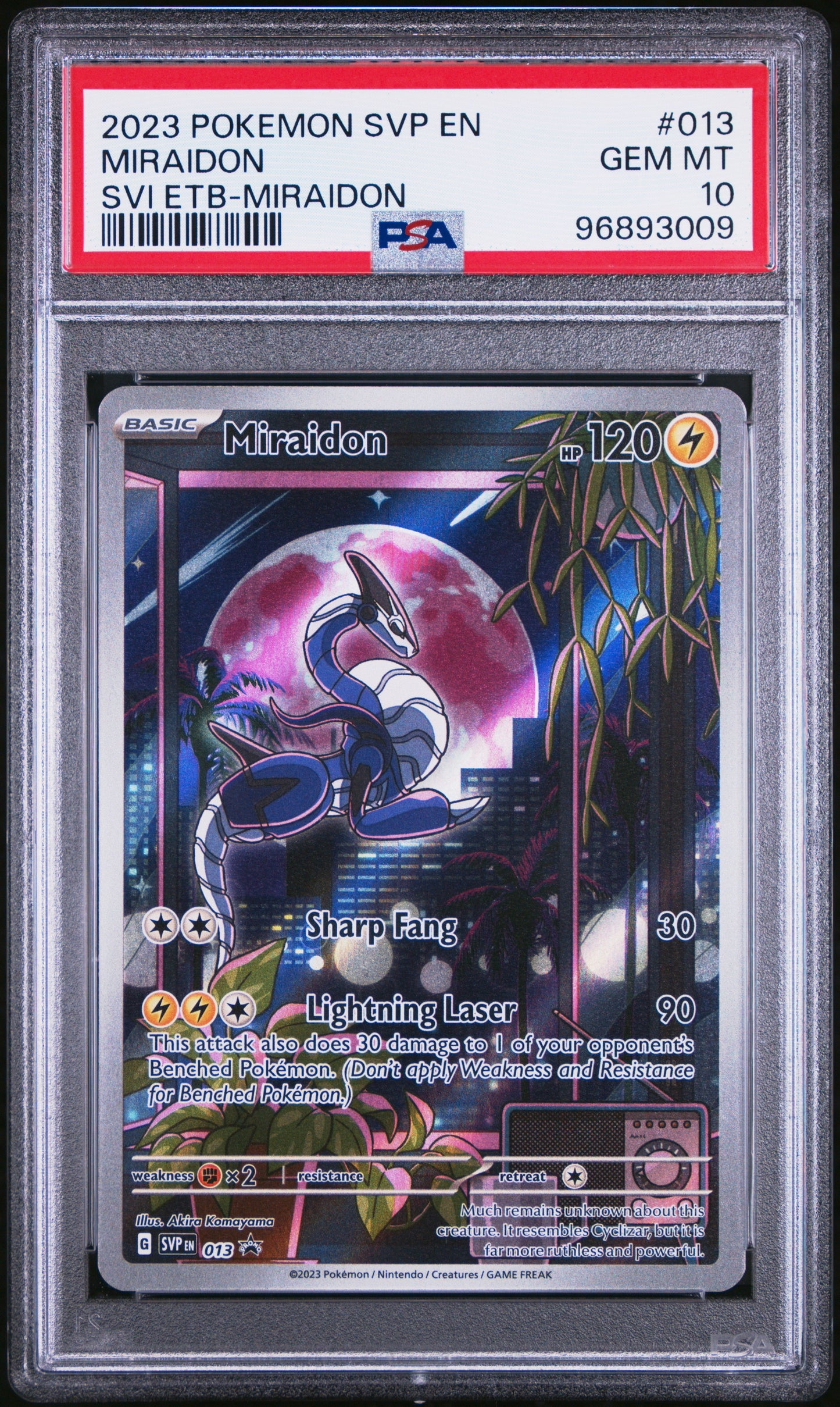 Miraidon SVI ETB Black Star Promo #012 PSA 10