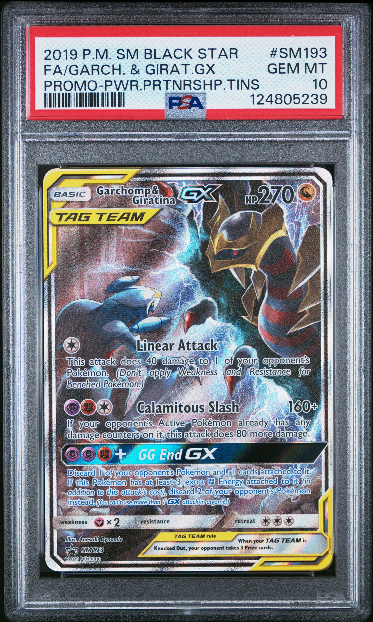 Garchomp & Giratina GX #SM193 PSA 10