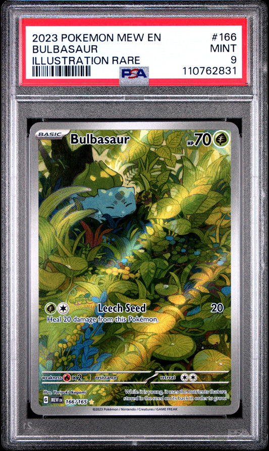 Bulbasaur #166 PSA9