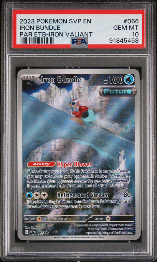Iron Bundle PAR ETB Black Star Promo #066 PSA 10