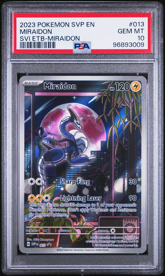 Miraidon SVI ETB Black Star Promo #012 PSA 10