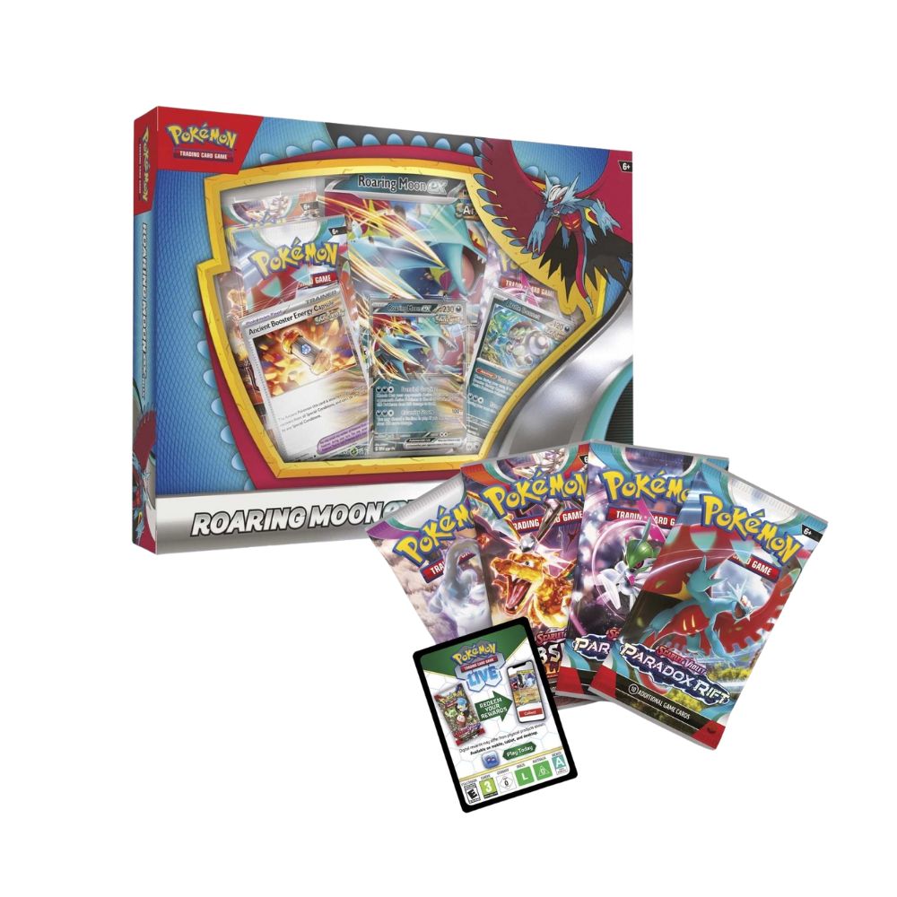 Pokémon TCG: Roaring Moon ex Box