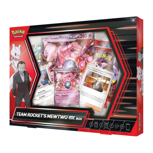 Pokémon TCG: Team Rocket's Mewtwo ex Box