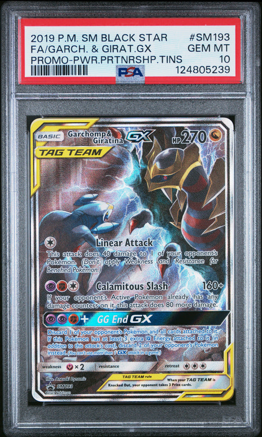Garchomp & Giratina GX #SM193 PSA 10